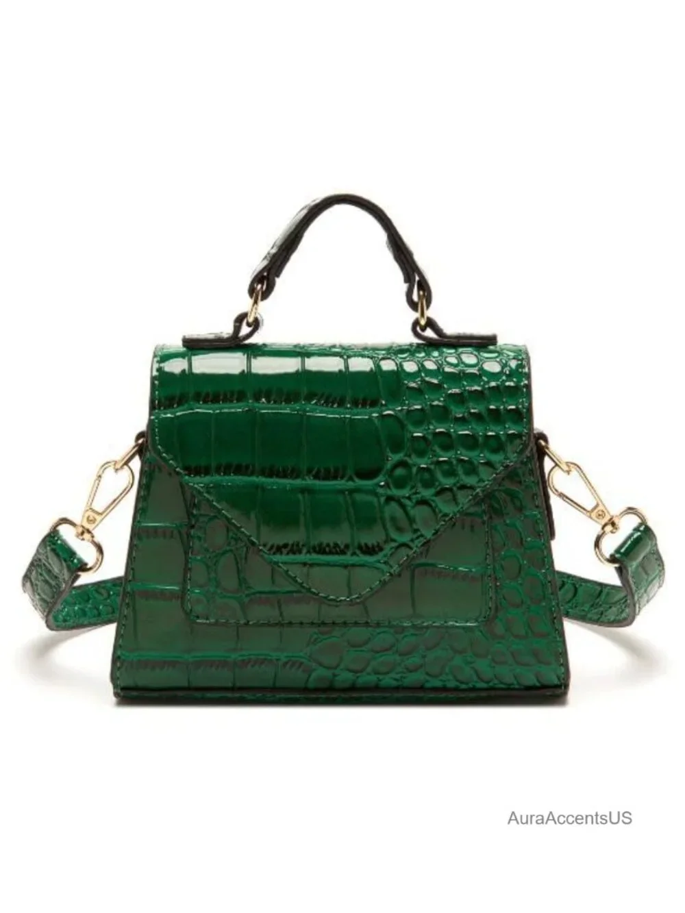 Vegan Leather Mini Crossbody Bag - Cute Small Handbag Trendy